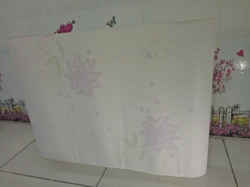 Giấy decal cuộn hoa tím 2